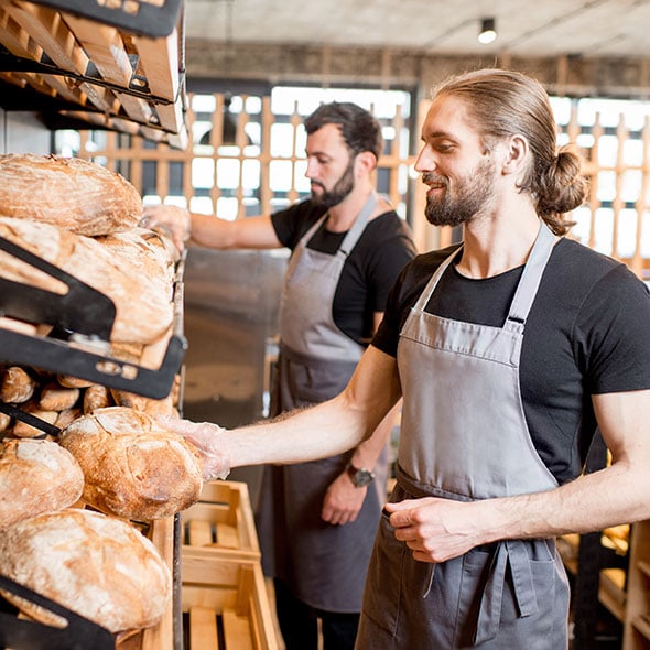 Small business bake shop uses PCU business checking account.