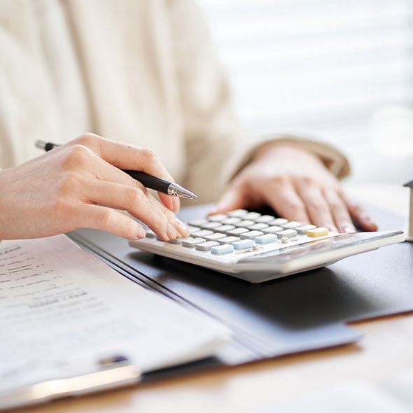 Calculating business purchases.