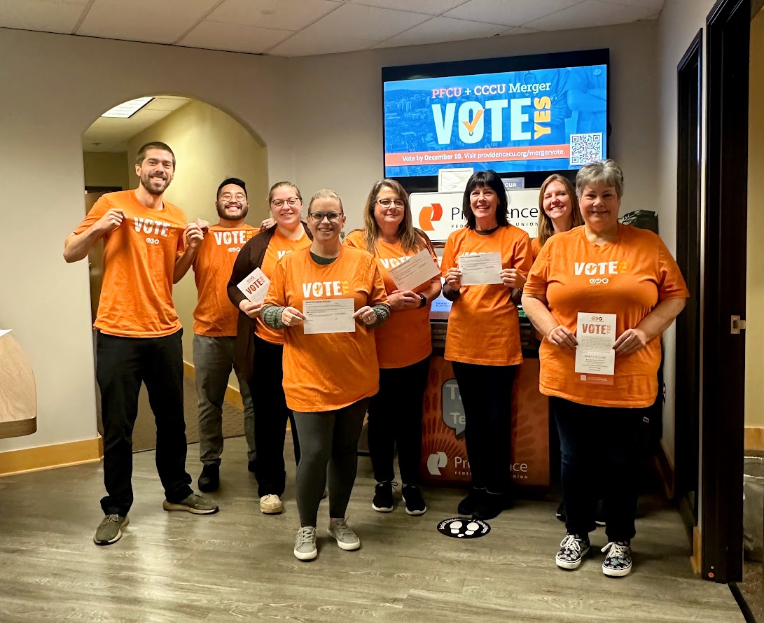 PFCU Employees - Vote Yes TShirts