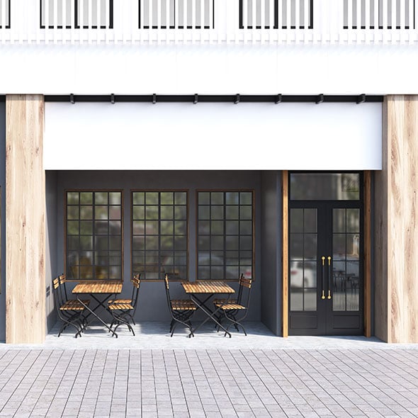 Exterior of a cute shop in Portland Oregon purchased with a commercial real estate loan.