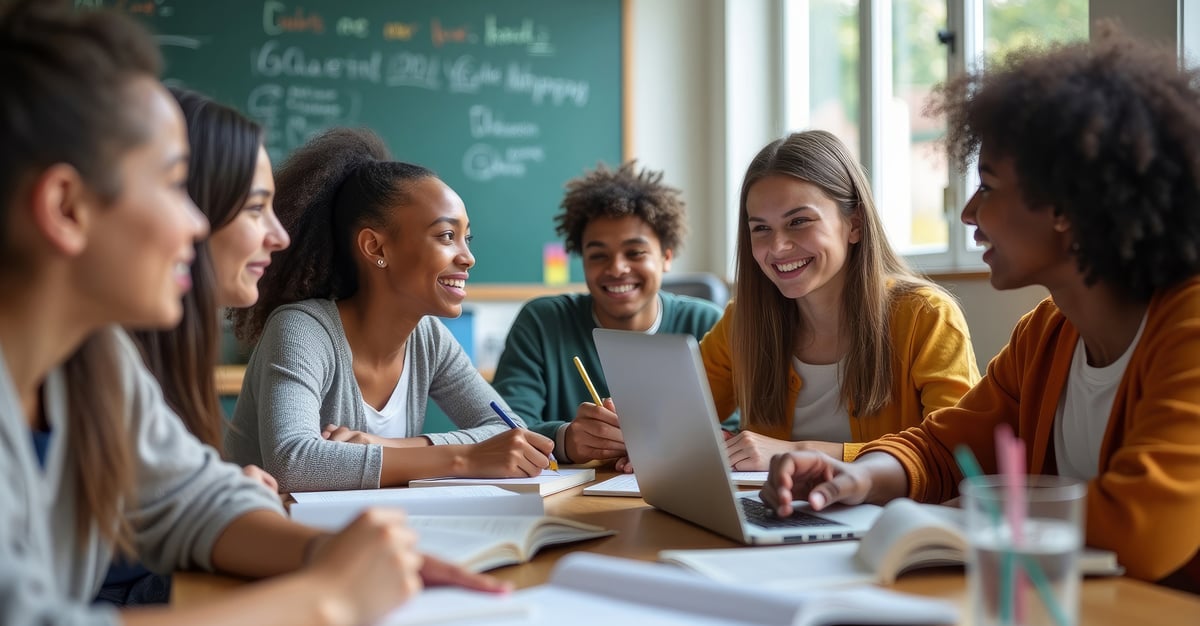 High school students getting ready for college!